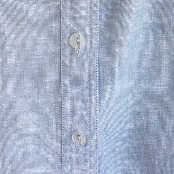 Woman’s long sleeves light jean cotton shirt size 14 - Picture 5 of 6